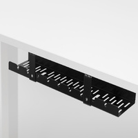 GKU Under Table Cable Management Basket Tray black