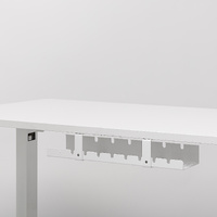 GKU Under Table Cable Management Basket Tray white