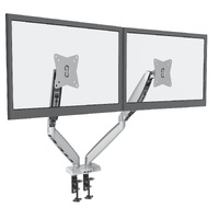 GKU Dual Monitor Desk Mount Arm With USB 3.0- ProRiser Gas Spring Monitor Stand