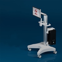 Clinic Mobile Computer Cpu Monitor Cart 1150mm