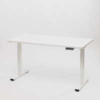 Electric Standing Desk for professionals - GKU Prolift 1600mmx800mm white desk white frame