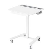 Mobile WHEELY Sit Stand Desk Work Station 600X500MM FA122ww