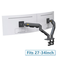 Curved Dual Screen  Monitor Mount HD G65 for large screens up to 16kg