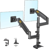 Dual Monitor Arm Ergonomic for Desktops VESA Mount NB-H180 - Black