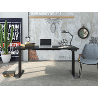 Frame ONLY -Black Dual Motor Electric Sit/Stand Desk Flexi-Desk HA-223