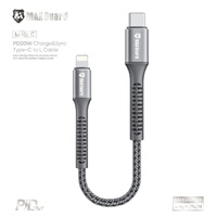 MaxGuard M40LC Lightning to Type c Cable with PD20W 25cm
