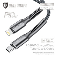 MaxGuard M42LC Lightning to Type c Cable with PD20W 2m