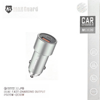 MAXGUARD DUAL FAST CHARGING CAR CHARGER PD20W QC18W MC036