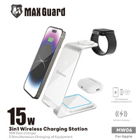 MaxGuard MW06 3-in-1 Wireless Charging Station (For Apple)
