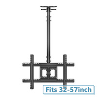 NBT560-15 Steel Ceiling Mount with Tilt, Pivot and Height Adjustment 68kg