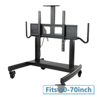 TW50 Electric Vertical Lift Touch Screen Tv Mount in Black