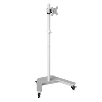 SteelView Mobile Tv Monitor floor stand Cart rotating 10 to 42 inch-vesa 100