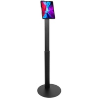 IPAD TABLET Monitor Security Floor Stand Tilt Rotate 70-120CM HEIGHT