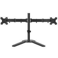 Vbase dual Monitor Mount stand rotation 10 to 32 inch Black