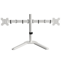 Vbase dual Monitor Mount stand rotation 10 to 32 inch White